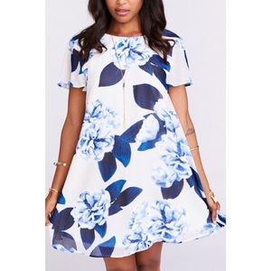 💕 NWT 💕 SMYM Willis Dress Bouquet Blue